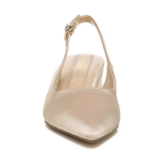 Franco Sarto Racer Slingback In Champagne Fabric - Picture 10 of 10